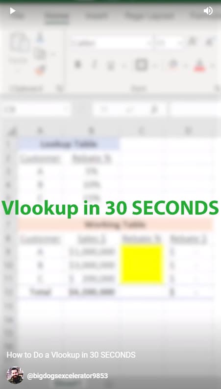 How to Do a Vlookup in 30 SECONDS